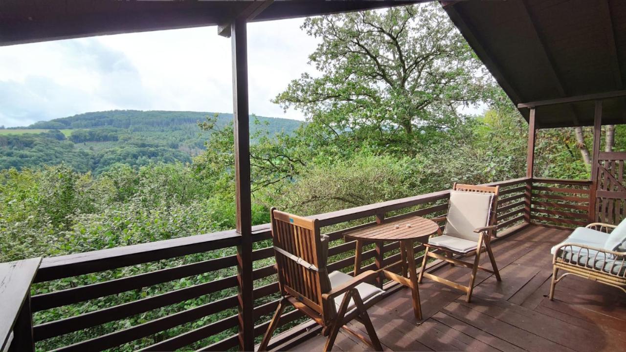 Villa Autarke, Idyll. Huette Mit Kamin+Aussicht à Dausenau Extérieur photo